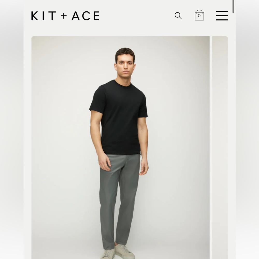 Kit and Ace Black Men's Shirt- medium